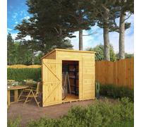 Waltons 6 X 6 Shiplap Pent Glass Glazed Modular Garden Storage Shed