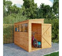 Waltons 8 X 4 Modular Shiplap Pent Garden Storage Shed