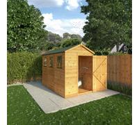 Waltons 9 X 5 Modular Shiplap Apex Outdoor Garden Storage Shed