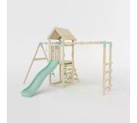 Waltons Climbing Frame With Single Swing & Monkey Bars - Bearpaw Timber I