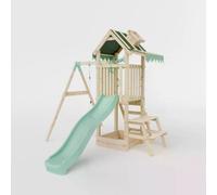 Waltons Climbing Frame With Single Swing - Wolfpine Woods Ii
