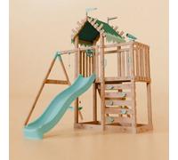 Waltons Extended Climbing Frame With Single Swing - Whispering Woods I