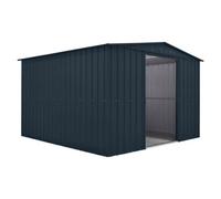 Mercia Globel 10 x 10 Apex Grey Metal Shed, Grey