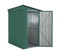 Mercia Globel 4 x 6 Lean-to Green Metal Shed, Green