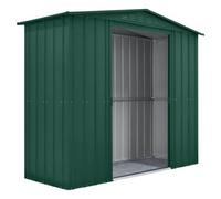Waltons Globel 8 X 3 Apex Metal Storage Shed Sliding Doors - Green