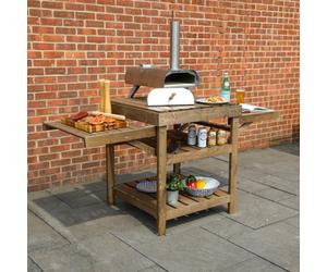 Waltons Pressure Treated Bbq Pizza Oven Outdoor Table