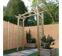 Waltons Pressure Treated Flat Top Garden Arch Trellis Sides