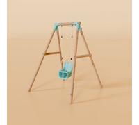 Waltons Single Wooden Baby Swing - Evergreen Ii