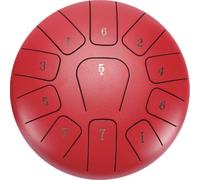 Waltons Tongue Drum C Major 11-Note 10" Steel Handpan Drum - Carry Bag & Mallets - Beginner Musical Instrument for Meditation, Music Therapy & Relaxation