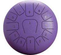 Waltons Tongue Drum C Major 13-Note 10" Steel Handpan Drum - Carry Bag & Mallets - Beginner Musical Instrument for Meditation, Music Therapy & Relaxation