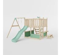 Waltons Wooden Outdoor Kids LittleSummit Tower with Swing & Toddler-Friendly Features | Pressure-Treated Timber Garden Playset for Children | Handmade in the UK