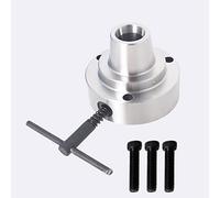 waltyotur 5C Plain Back Collet Lathe Chuck Fit, 5C Collet Lathe Chuck Closer 5C Collet Lathe Chuck Complete Tools for Lathe Use(5 Inch)