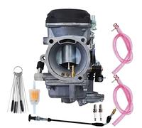 waltyotur Carburetor Replacement for CV 40mm Sportsters Softail Dyna Carb 27490-04 with Fuel Filter Choke Cable Spark Plug