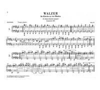 Waltzes op. 39 piano Brahms G. Henle Verlag Paperback