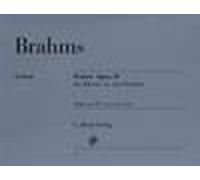 Waltzes Op.39 - Piano Duet Johannes Brahms Book [Softcover] Piano, 4 Hands G. He