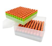 WALWAL Foam Dart Bullet Storage Box, Easy to organize, Portable Storage Box, Compatible with Nerf Elite and Short Dart(1 Box, 2 Tray)