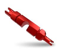 WALWAL Valve Core Remover Tool - Universal Fit for Schrader & Presta - Aluminum Alloy Valve Repair Kit for Bicycles, Motorcycles, Cars - Lightweight, Compact & Durability (1Pcs，Red)