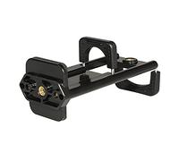 Walway 2 in 1 Universal Tablet Smartphone Tripod Mount Cellphone Clip Adapter Fits on Tripod, Monopod Pole, Selfie Stick Compatible with iPad iPhone Samsung, Black, Small