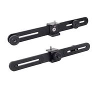 Walway Straight Triple Head Bracket Tripod Mount for 1/4 inches Screw DSLR Camera LED Light Flash Light Microphone and More, with Hot Shoe Socket