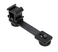 Walway Triple Cold Shoe Mount Extension Bar Bracket with 1/4 Adapter for Zhiyun Smooth 4 DJI Osmo Pocket Osmo Mobile 3 Feiyutech Vimble 2 3-Axis Gimbal Accessories