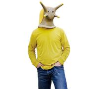 Walwoak Animal Headgear Snail Slug Mask Full Latex Halloween Mask Adult Masquerade Halloween Party Costume Props