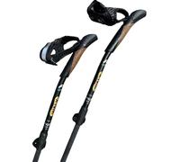 WALX Carbon Pro Impulse Nordic Walking Poles - Lightweight Adjustable Poles for Nordic Walkers, Carbon Lower Shaft, 15° Ergonomic Grip for Comfort & Performance (107-120cm)