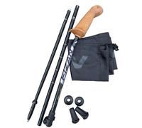 WALX Xplorer Total Body Walking Pair of Poles - Compact & Lightweight Trekking Poles for Travel, Holidays, Hiking & Nordic Walking - Collapsible, Adjustable, with Ergo Grip Handle for Men & Women