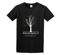 Wamake One Republic Dreaming Out Loud OneRepublic Native Band Music T-Shirt Funny Top Tee Camiseta Short-Sleeve for Men Black S
