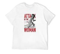 Wamake Plan 9 - Attack of The 50Ft Woman T-Shirt White XL