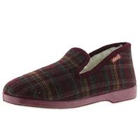 Wamba By Victoria Men's Confortable Cuadros H TORCIDO Slipper, Burdeos, 5.5 UK