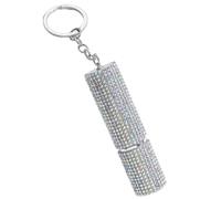Wambere 1 x 5 ml Rhinestones Perfume Bottle Perfume Atomiser Keyring Pocket Atomiser Refillable Empty Perfume Atomiser Portable Spray Bottle for Travel Going Out Walks Colourful
