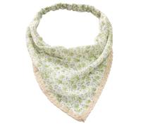 Wambere Pack of 6 Women's Broken Flowers, Triangular Scarf, Elasticity, Headbands, Triangle Headbands, Hair Scarf, Headwear, Hair Accessories for Women and Girls, Green