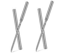 WAMEITF Outdoor Portable Fruit Knife with Sheath, Multipurpose Camping Knife, 22cm Mini Grapefruit Knifes for Kiwi, Mango, Dessert, Apple, Home Kitchen Tools (2Pcs)