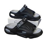 WAMIZEU Men's Outdoor Sports Anti-slip Dual-purpose Sandal Slippers,Sandals for Plantar Fasciitis,Walking Sandals Men,Extra Wide Fit Sandal (Black-3,40-41)