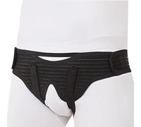 WAMJ AQDY Hernia Truss, Scrotum Support for Men, with Removable Left or Right Compression Pads for Scrotal, Femoral, Single and Double Hernias, Pre and Post Surgical Pain for Men (S/M/L)(S)