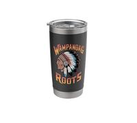 Wampanoag Root Indigenous Heritage Native American Wampanoag Stainless Steel Insulated Tumbler