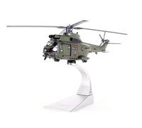 WAN Military Fighter Alloy Die Cast Model, 1/72 Scale SA330 Puma HC Mk 1Helicopter RAF Model, Adult Toys And Decorations, 7.7Inch X 8.2Inch