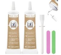 WAN2TLK 120ml Book Glue Clear, Permanent Bookbinding Repair Glue, Acid-Free, Flexible & Strong, Ideal for Repairing Bookbinding, Framing, Collage, Paper Art and Crafts