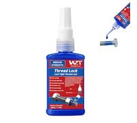WAN2TLK Thread Lock Blue 50ml, Medium Strength Locktight Threadlock, Removable Threadlocker, Lock & Seal Nuts, Bolts, Fasteners and Metals, High-Temperature, Against Losening Anti-Rust