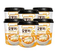 WaNaHong Cheese Flavour Yopokki Topokki Tteokbokki Rice Cake 120g (Pack of 6)