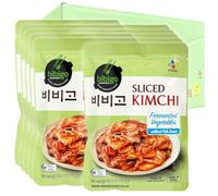WaNaHong CJ Bibigo Korean Kimchi 150g (10 Packs) [Vegan & Halal]