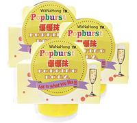 WaNaHong Popping Boba Fruit Flavour Bursting Bubbles (Blueberry, Peach, Strawberry, Grape, Pineapple, Lychee, Passion Fruit) (Passion Fruit (Pack of 3))