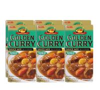 WaNaHong S&B Golden Curry Medium Hot 92g (Pack of 6) | Japanese Katsu Curry Sauce