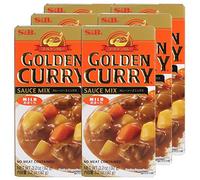 WaNaHong S&B Japanese Golden Curry Sauce Mild (Pack of 6)