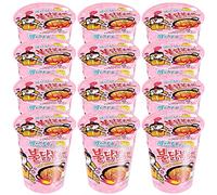 WaNaHong Samyang Hot Chicken Flavour Carbonara Ramen Cup (Pack of 12 Cup)