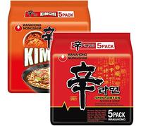 WaNaHong's NONGSHIM Noodle Box - Shin Ramyun (5 Packs) & Kimchi Ramyun (5 Packs)