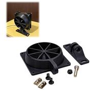 WANAHTON Adjustable 120mm Mount& Shroud Kit for SIM Racing Cockpits |Wind Simulator Attachment for 8020 Aluminum Profile Rigs | Fully Swiveling &Cooling System