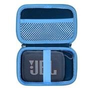 Wanaiha Protective Case for JBL GO 4 / GO 3 Bluetooth Speaker, Shockproof and Water-Repellent, Bag Only - Blue