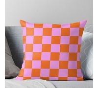 WANAM Plaids Peach Skin Pillowcase Print Cushions Key Geometric Floral Pillows Case Sofa Bed Couch Throw Pillows