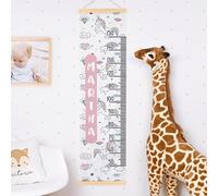 Wanapix | Personalised Children's Height Chart for Hanging | Track Growth with Name | Wall Height Chart | Easy-to-Install Panama Fabric | 100% Customisable | Unicorns